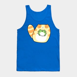 Tabby Holding Frog Tank Top